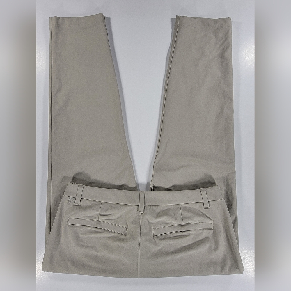 Lululemon Pants Beige Mens 33 ABC Trouser Slim LM5AQYS Performance 28" Inseam - Picture 6 of 14